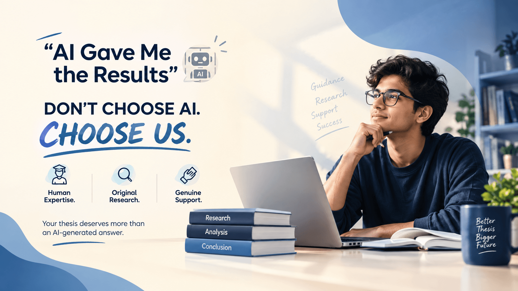 Researva banner 1 — end-to-end medical thesis support by verified mentors